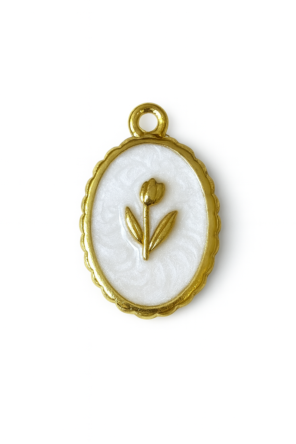 Charm - Fleur dorée