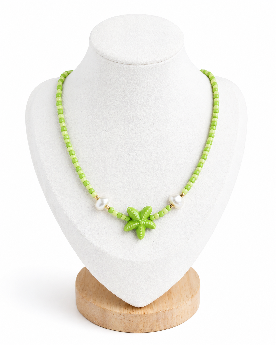 Collier Ras de cou - Vert clair
