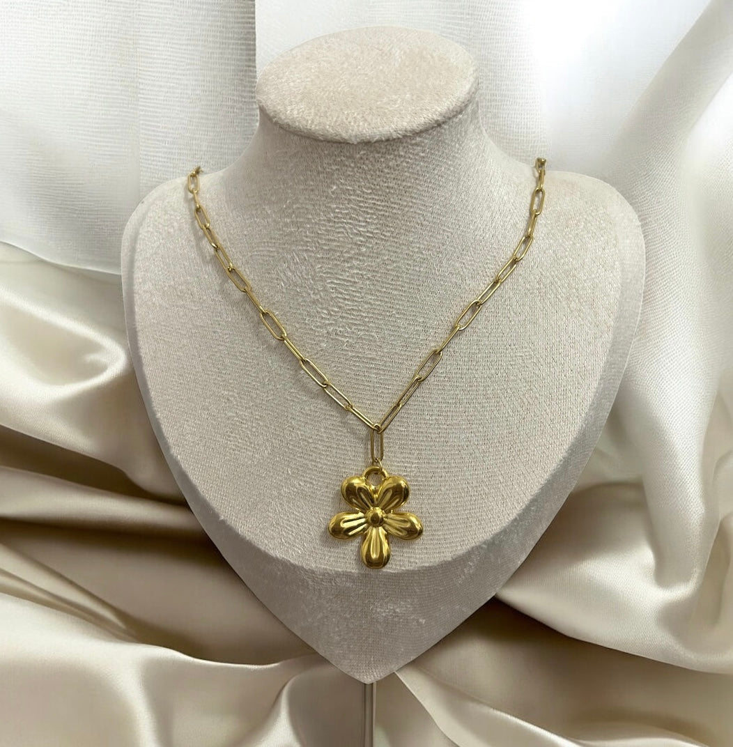 Collier chaîne dorée Sirena
