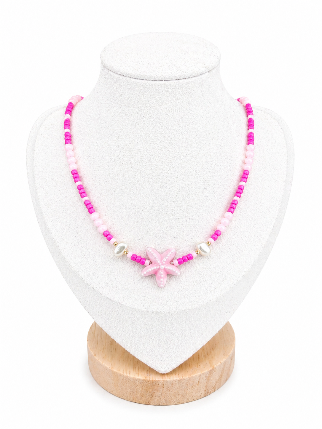Collier Ras de cou - Rose