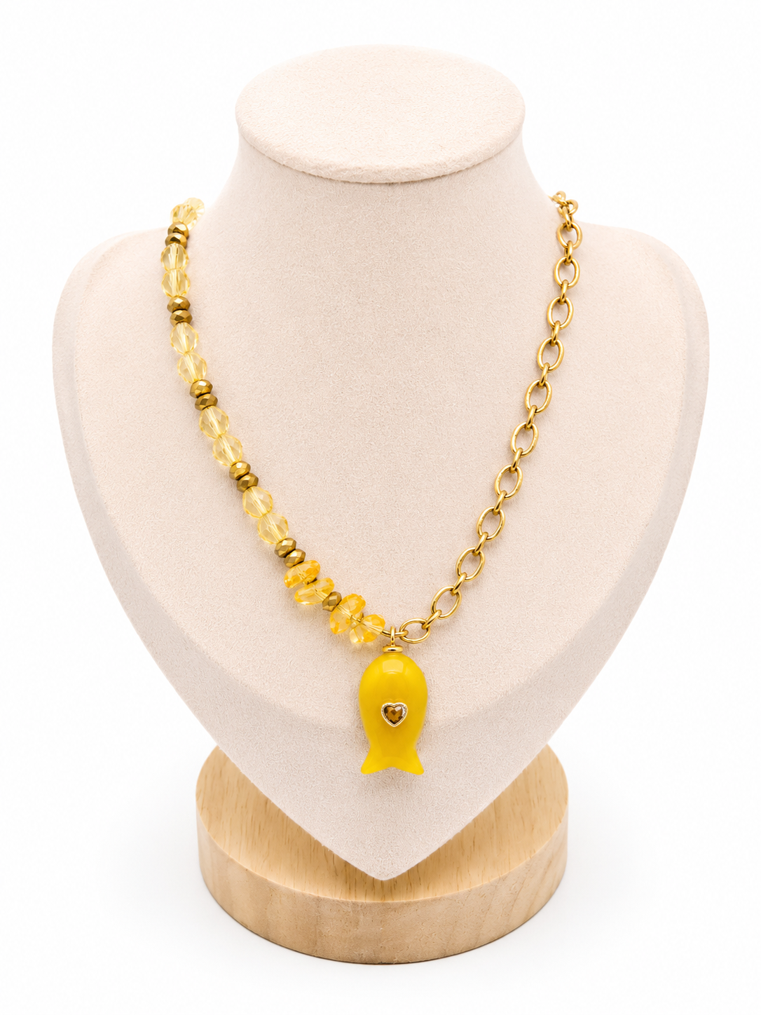 Collier Ras-de-cou - Yellow