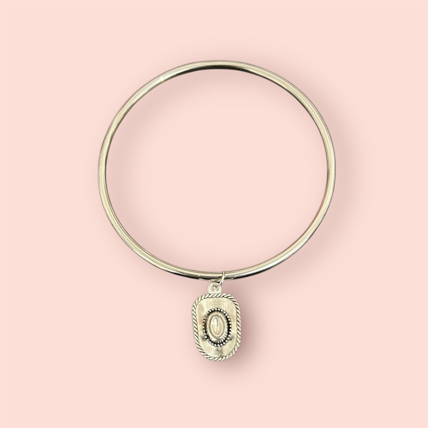 Jonc doré chapeau de cowboy