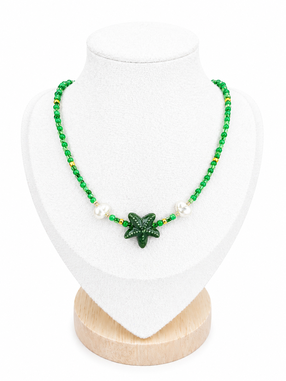 Collier Ras de cou - Vert foncé