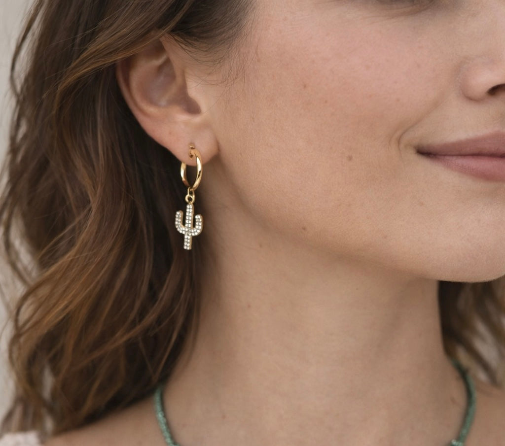 Boucles d’oreilles Cactus