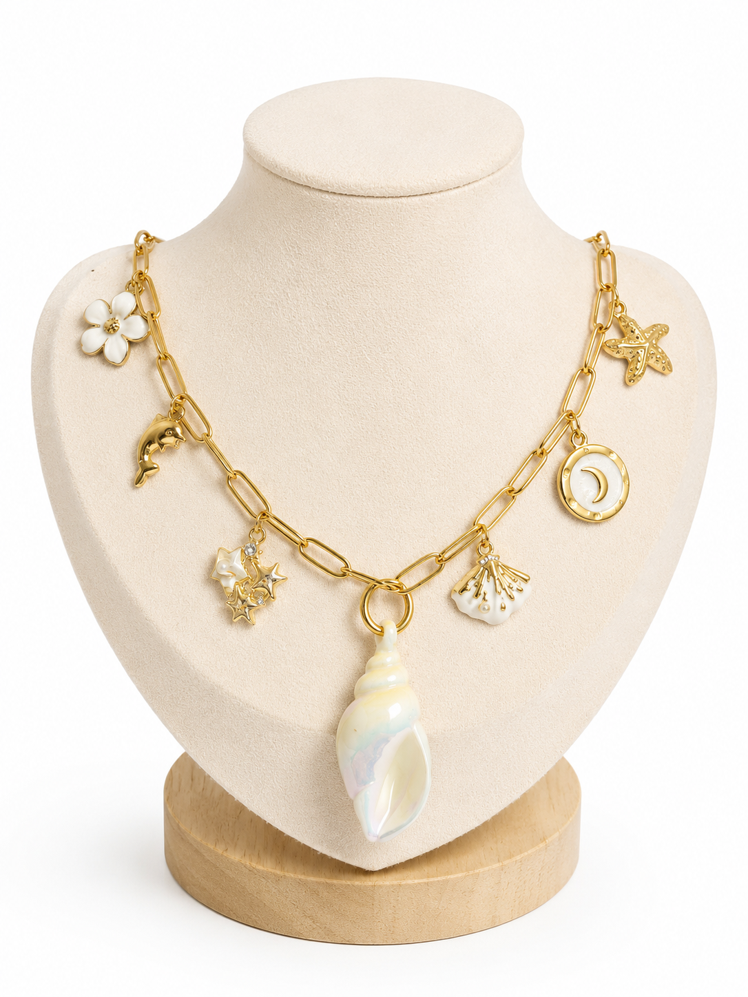 COLLIER SIRÈNE Blanc