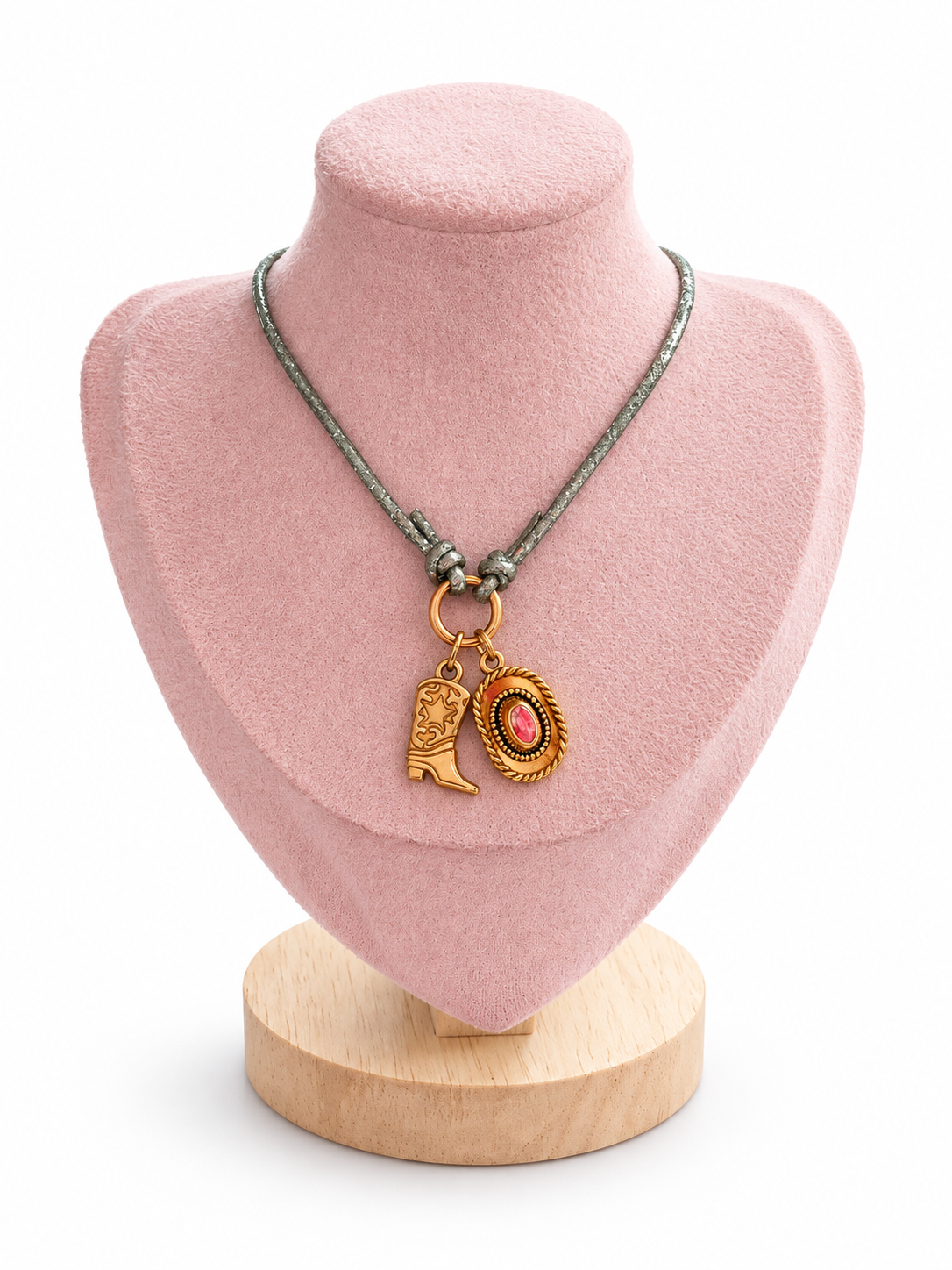 Collier cordon Cowgirl Vert