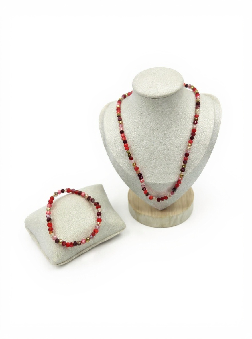 Collier et bracelet Rosa