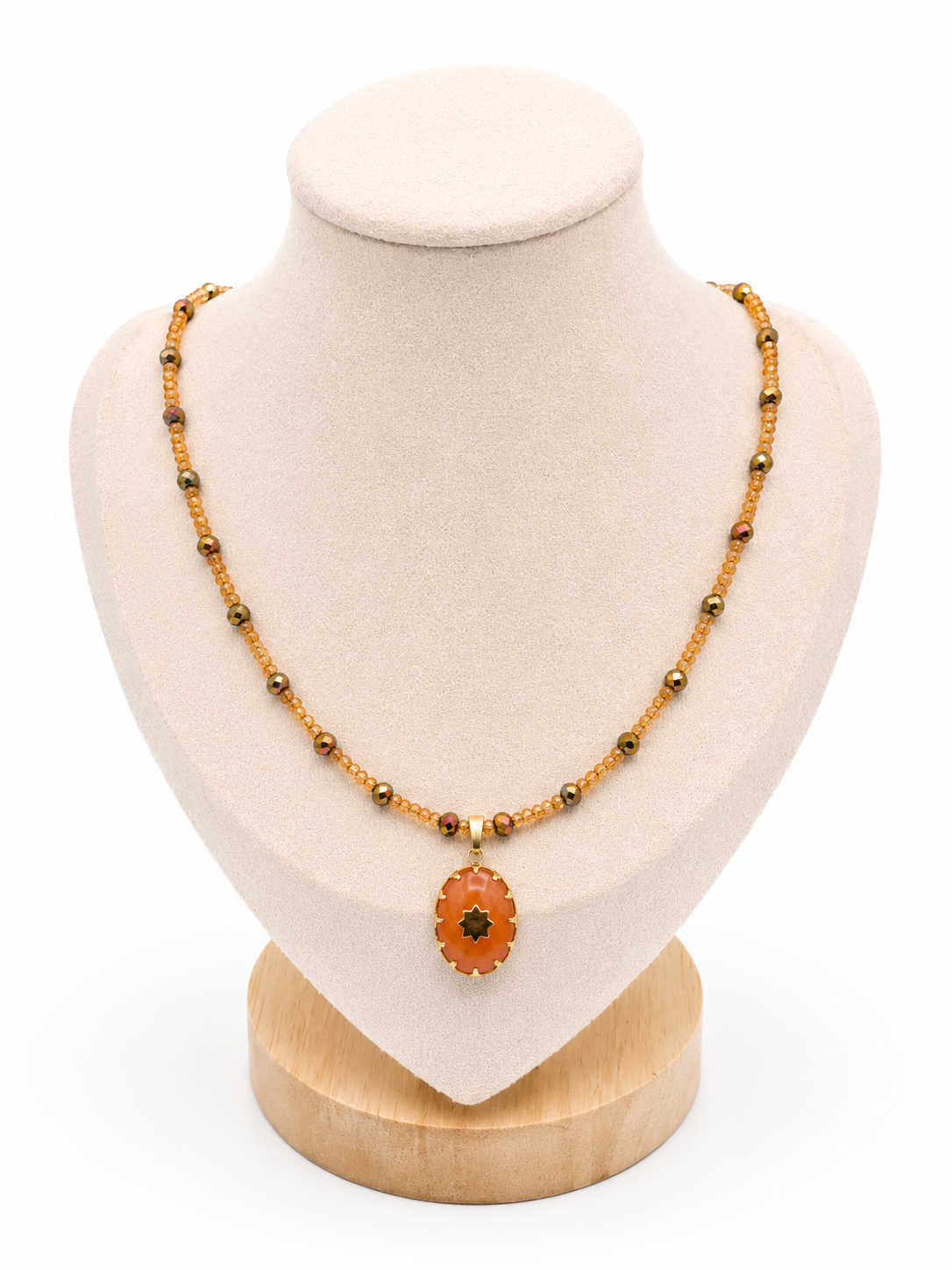 Collier Ras-de-cou - Orange
