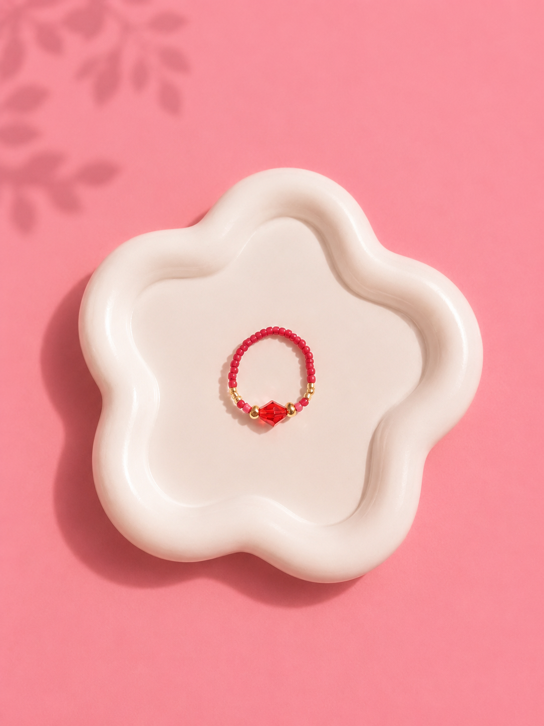 Bague orteil /doigt - Angèle rouge