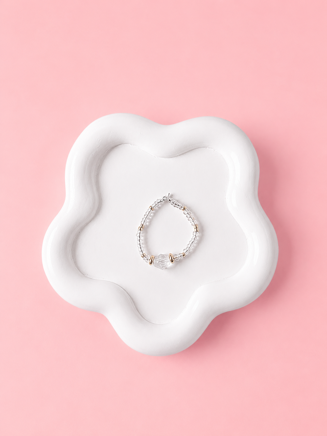 Bague orteil - Angèle blanc