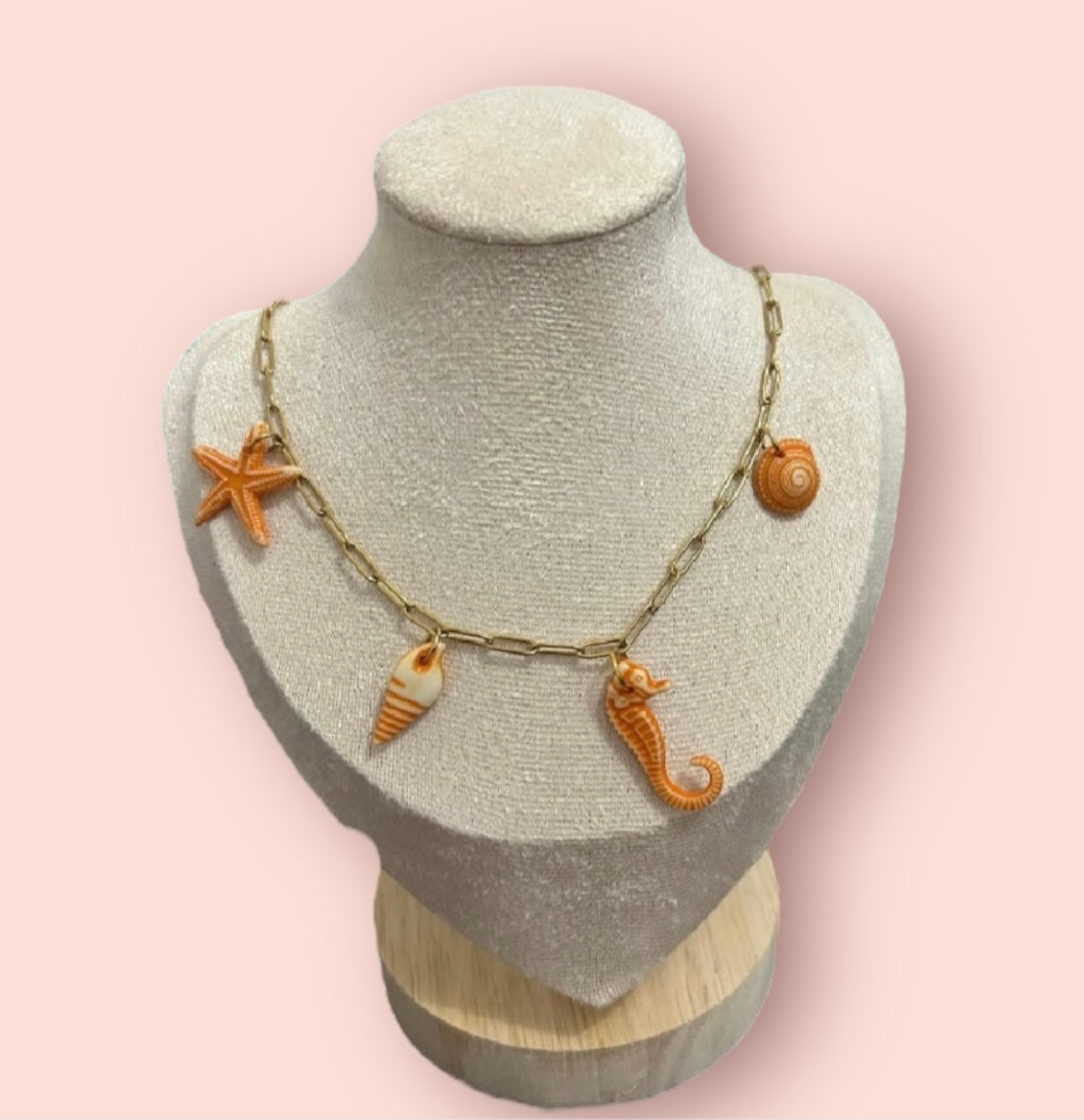 Collier chaîne dorée Shella