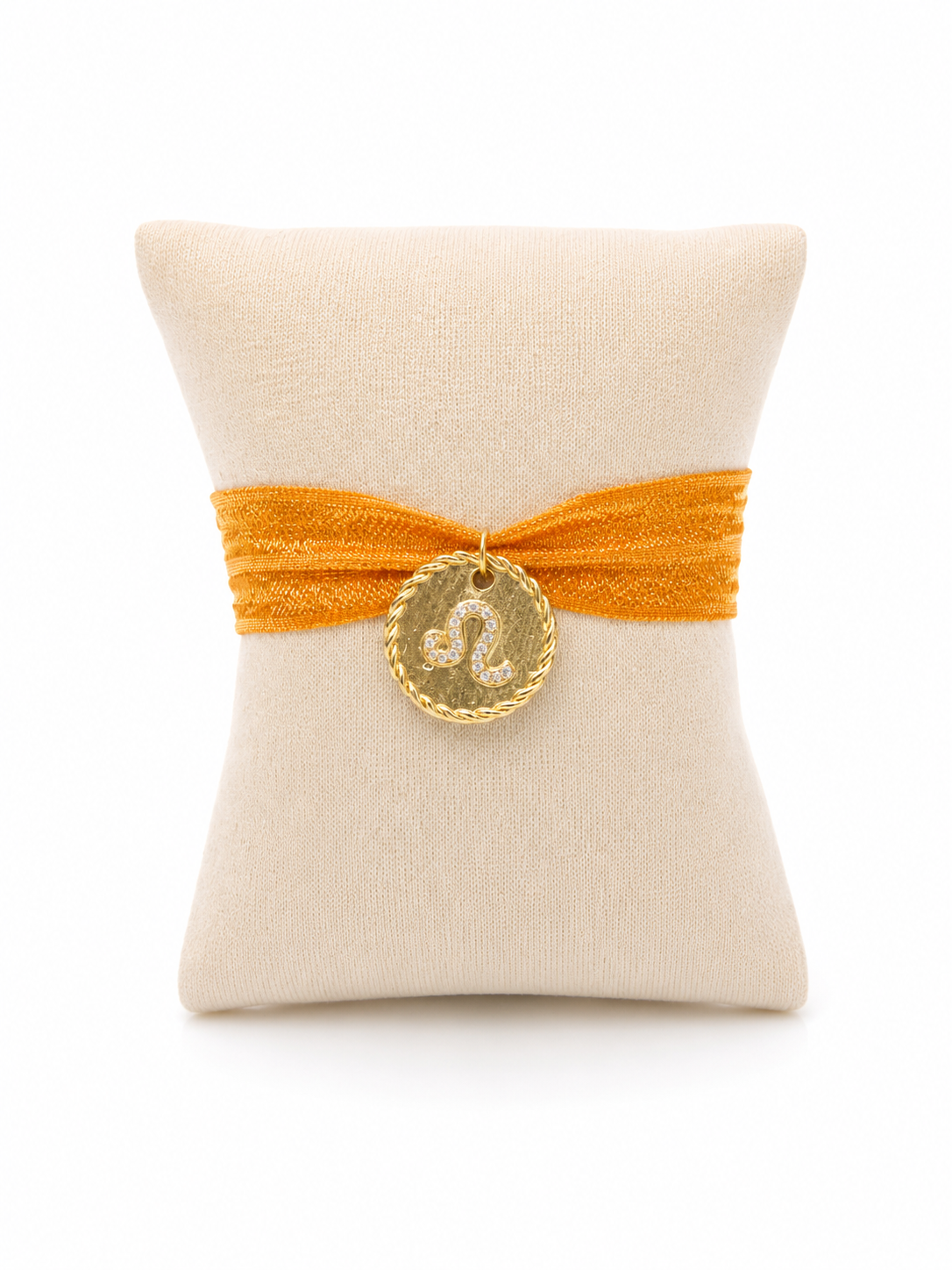 Bracelet Élastique Signe Astrologique – Médaille Dorée en Acier Inoxydable