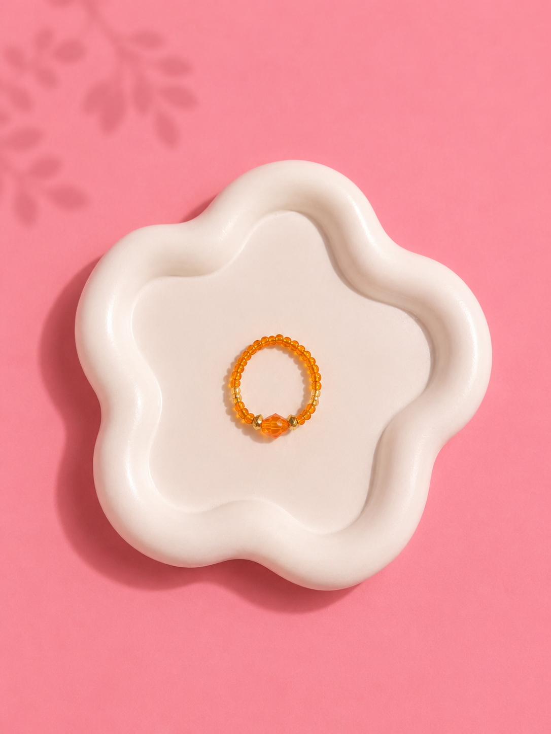 Bague orteil /doigt - Angèle orange