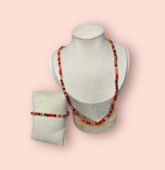 Collier et bracelet Rosa