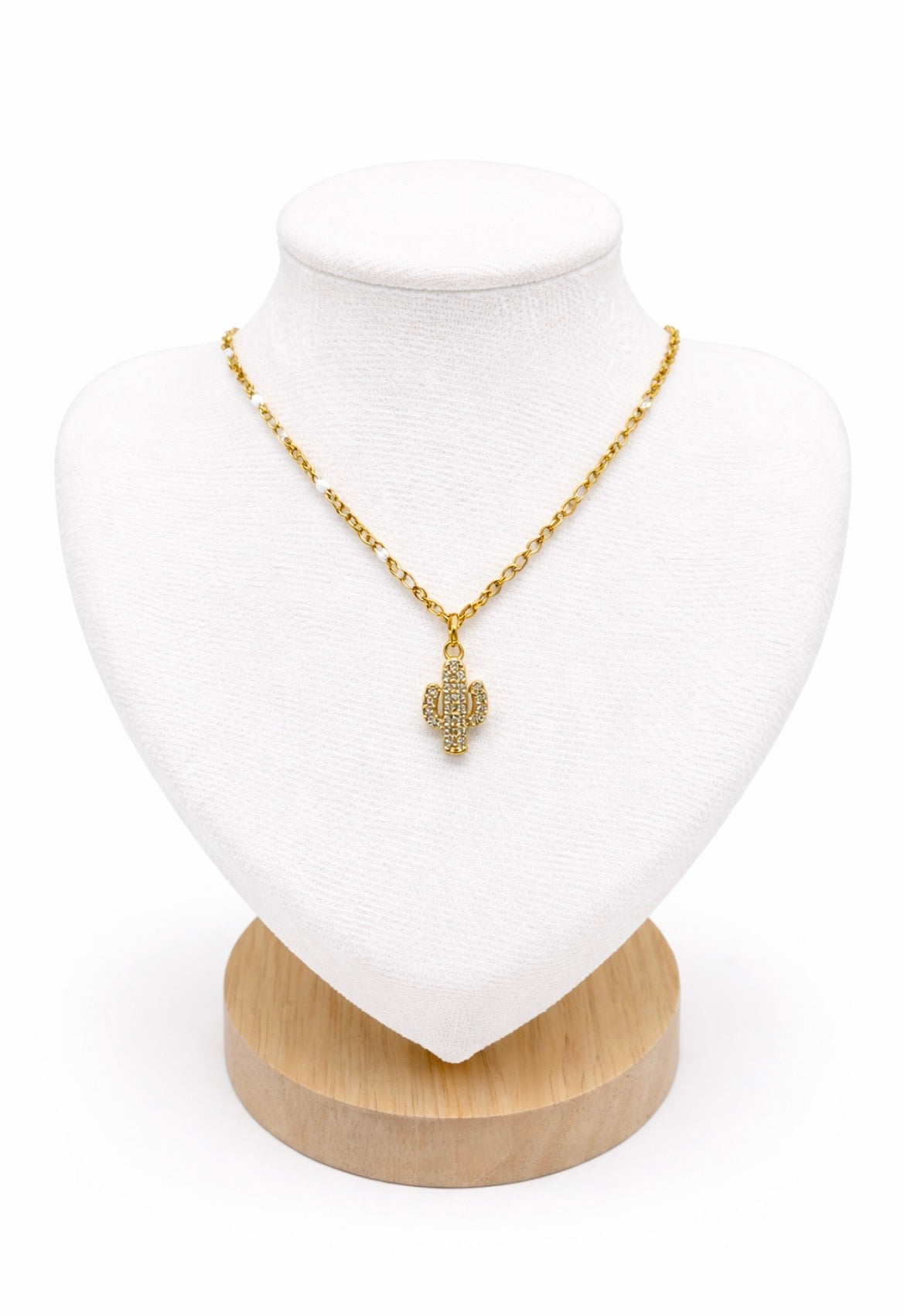 Collier  Ras-de-cou - Cactus