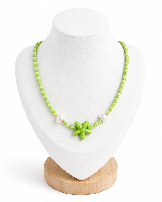 Collier Ras de cou - Vert clair