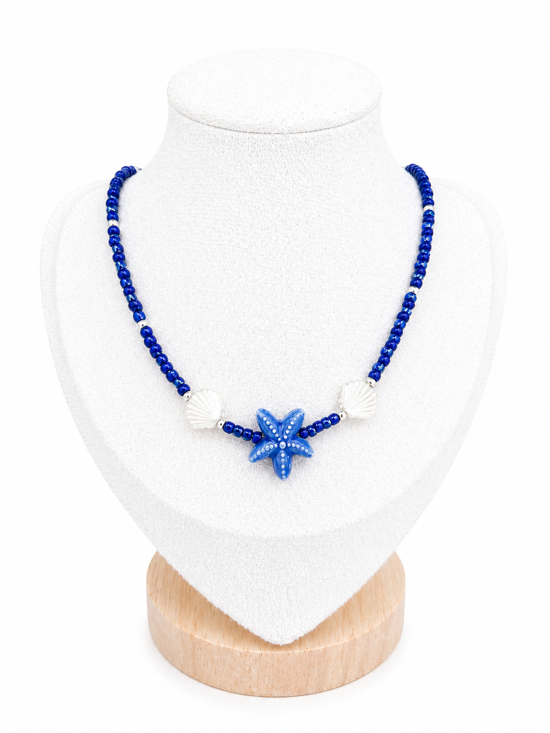Collier Ras de cou - Bleu marine