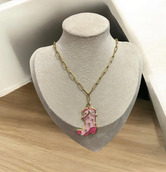 Collier chaîne dorée Texas