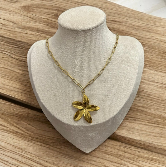 Collier chaîne dorée Floriane