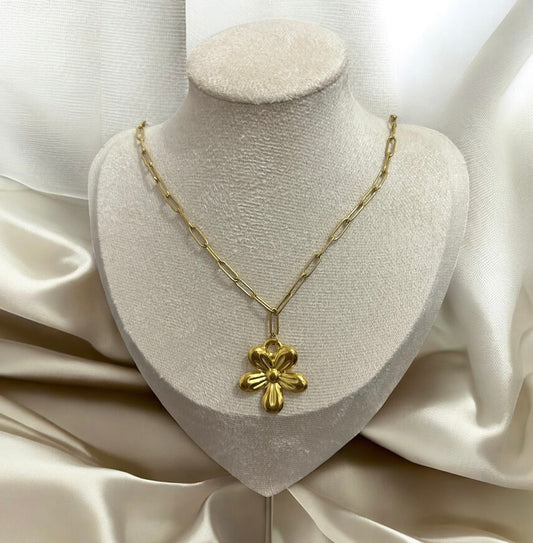 Collier chaîne dorée Sirena