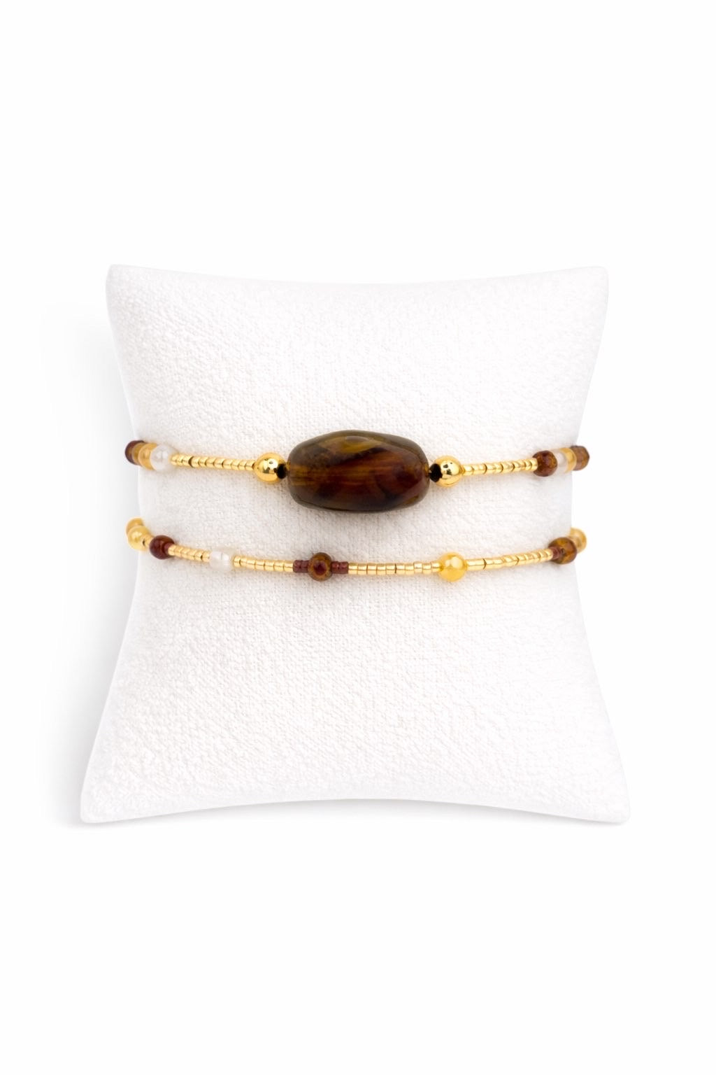 Bracelets dorés - Ava Marron