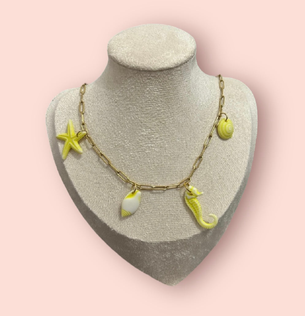 Collier chaîne dorée Shella