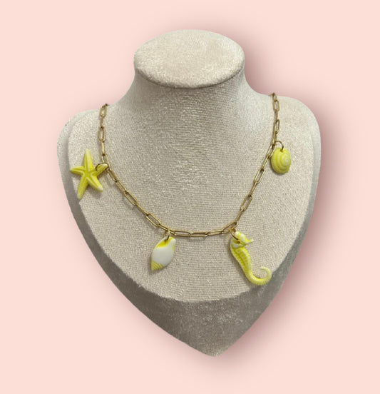 Collier chaîne dorée Shella