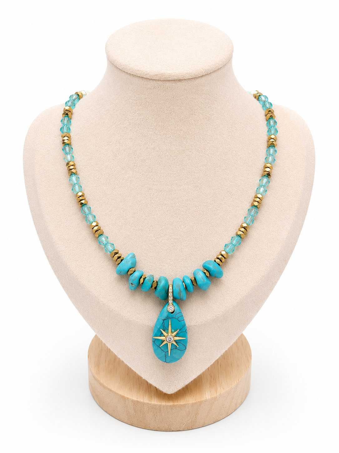 Collier Ras-de-cou - Azur