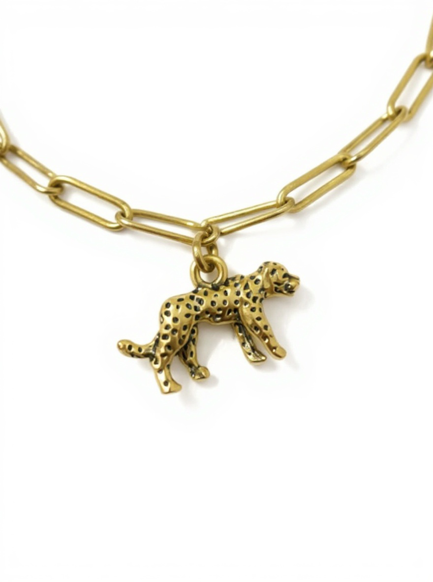 Bracelet Léopard doré