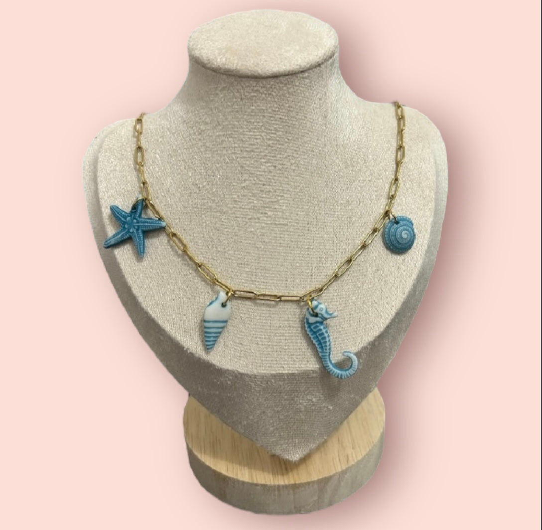 Collier chaîne dorée Shella