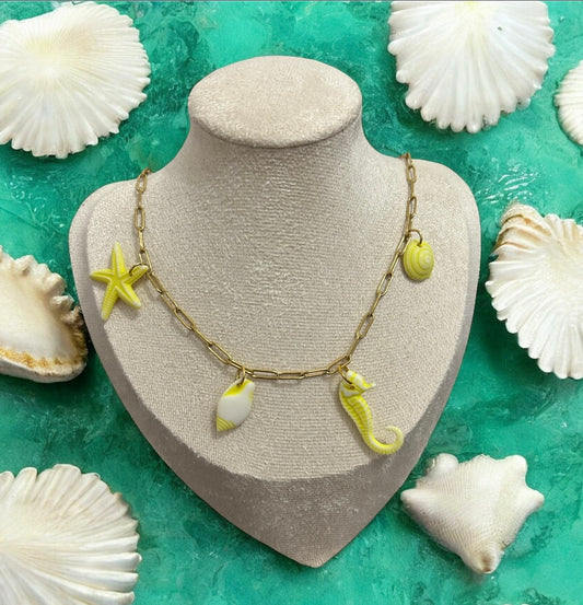 Collier chaîne dorée Shella