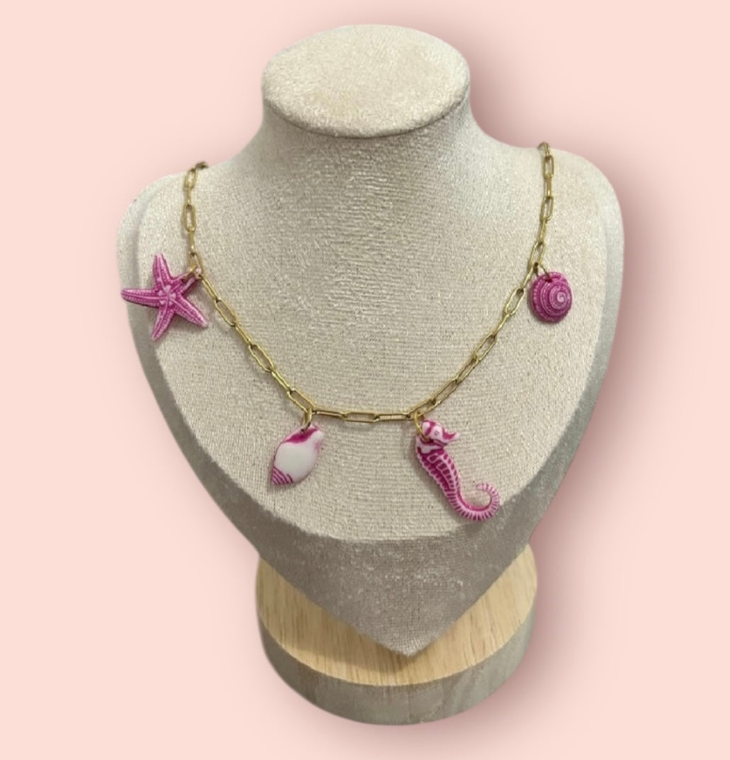 Collier chaîne dorée Shella