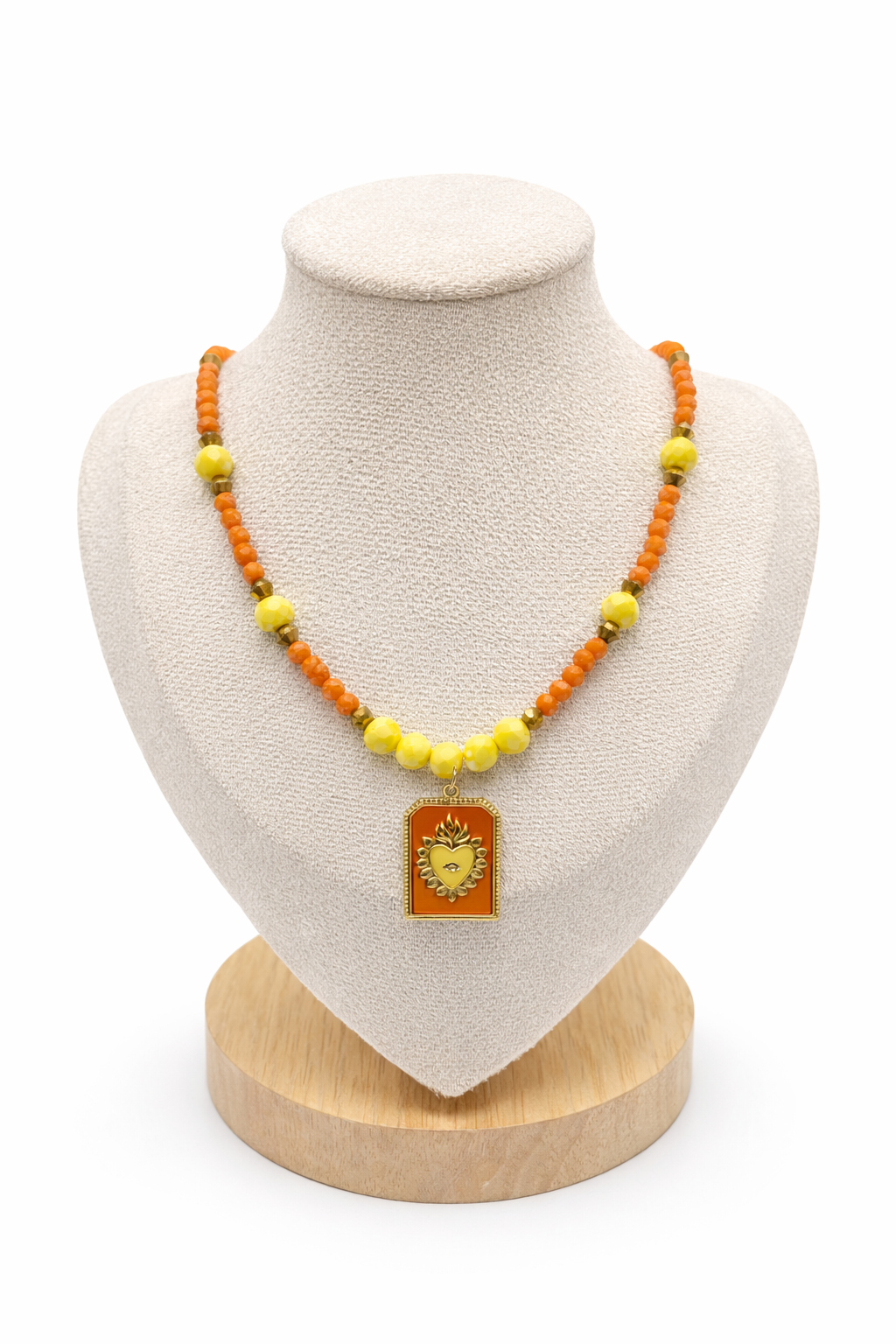 Collier Jaune et Orange - Melissa