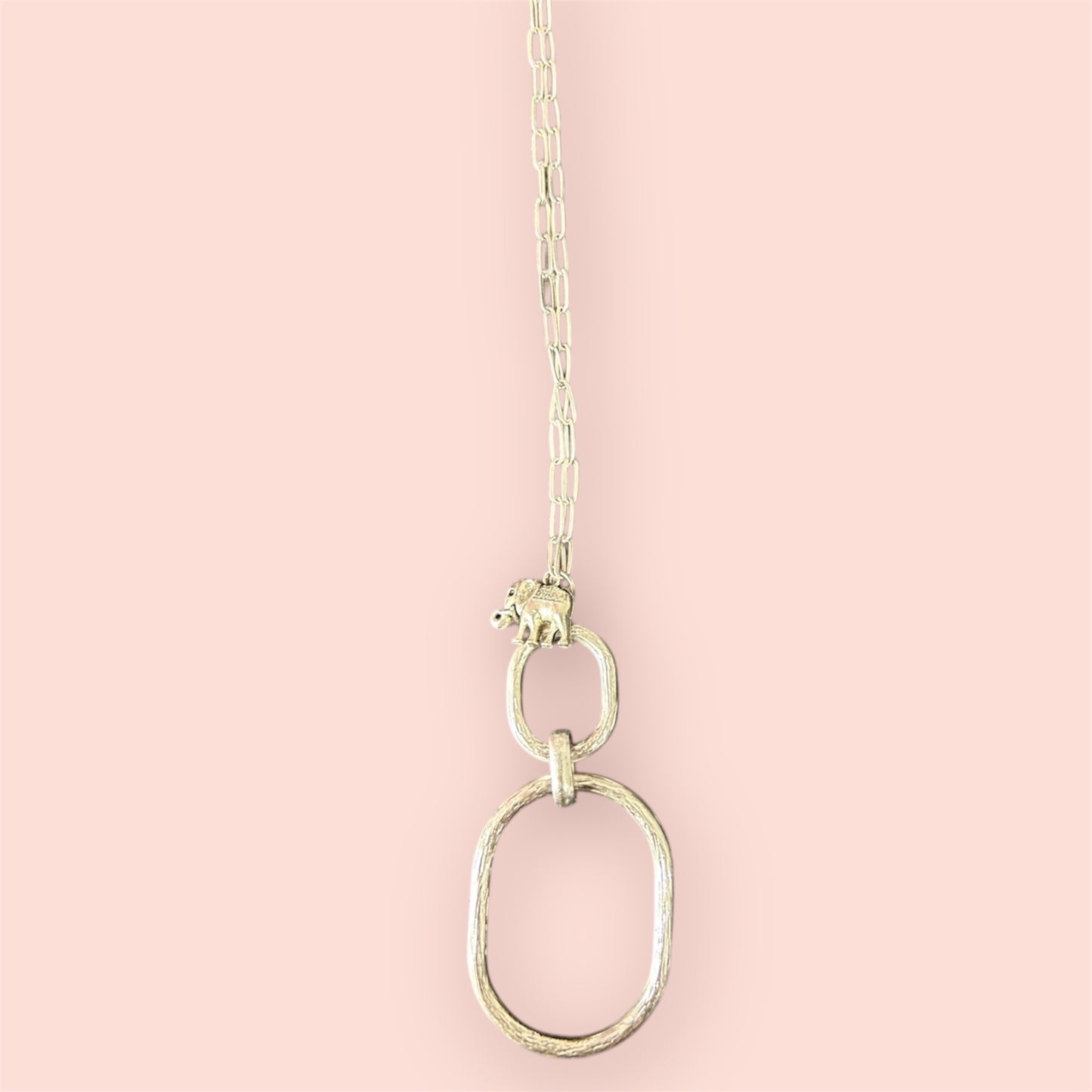 Collier Argentée éléphant