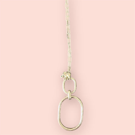 Collier Argentée éléphant