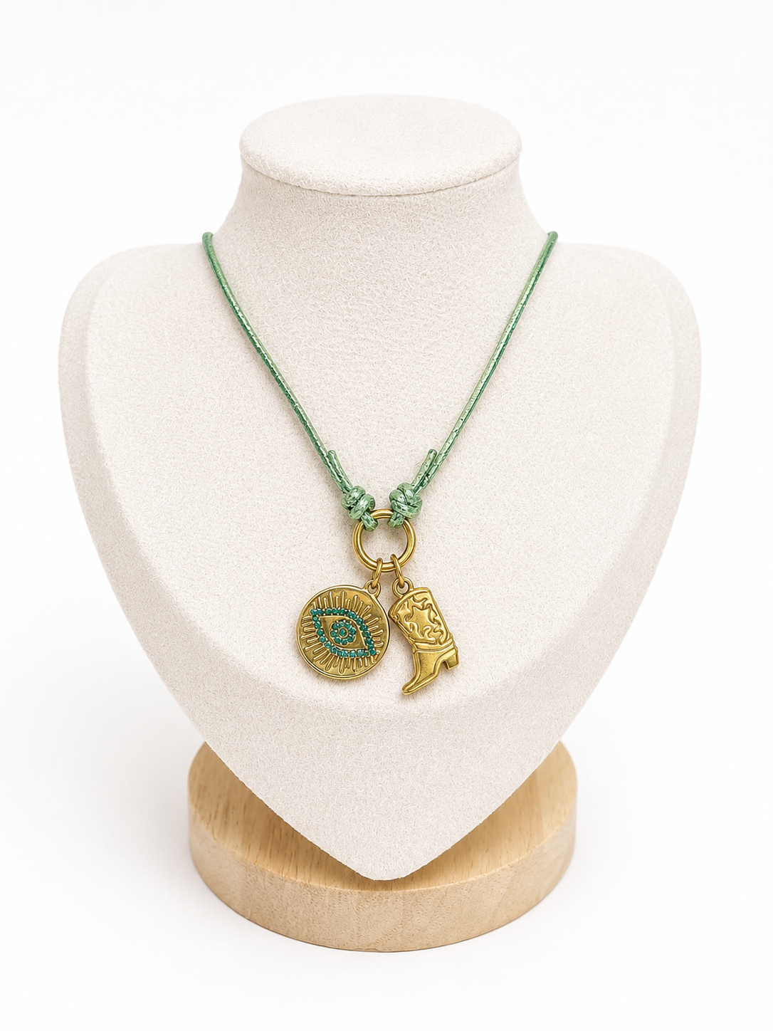 Collier cordon Cowgirl Vert
