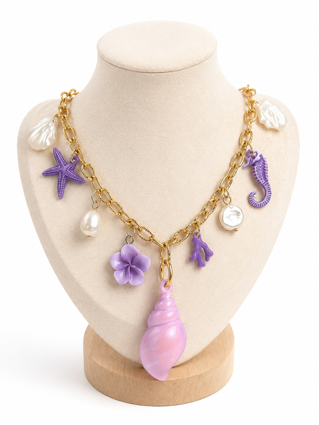 COLLIER SIRÈNE Violet