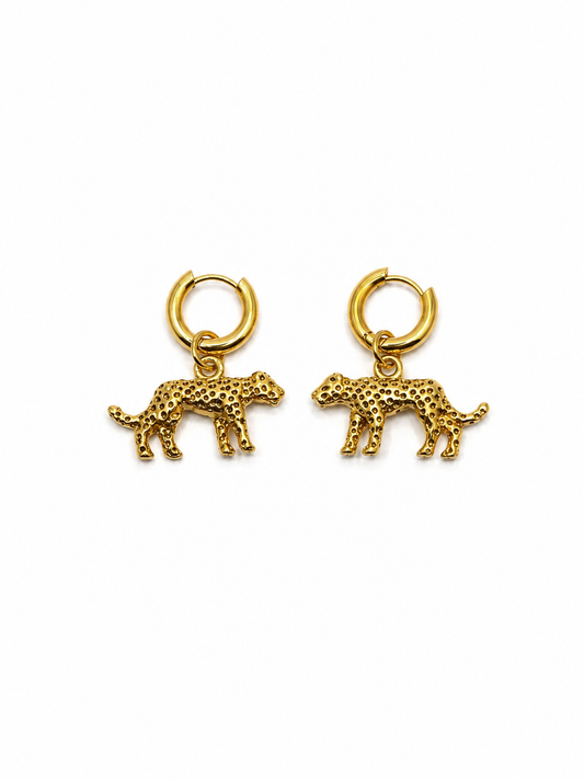 Boucles d’oreilles Léopard