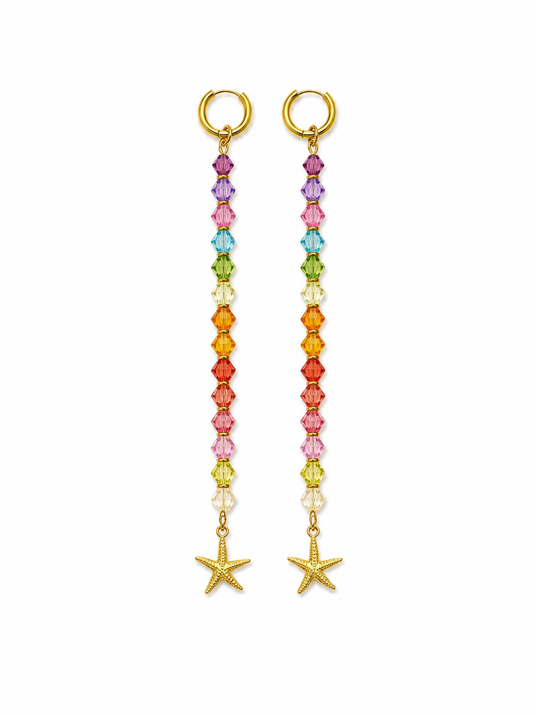 Boucles d’oreilles Arc en ciel