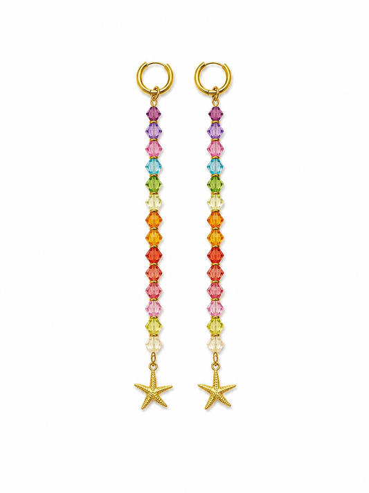 Boucles d’oreilles Arc en ciel