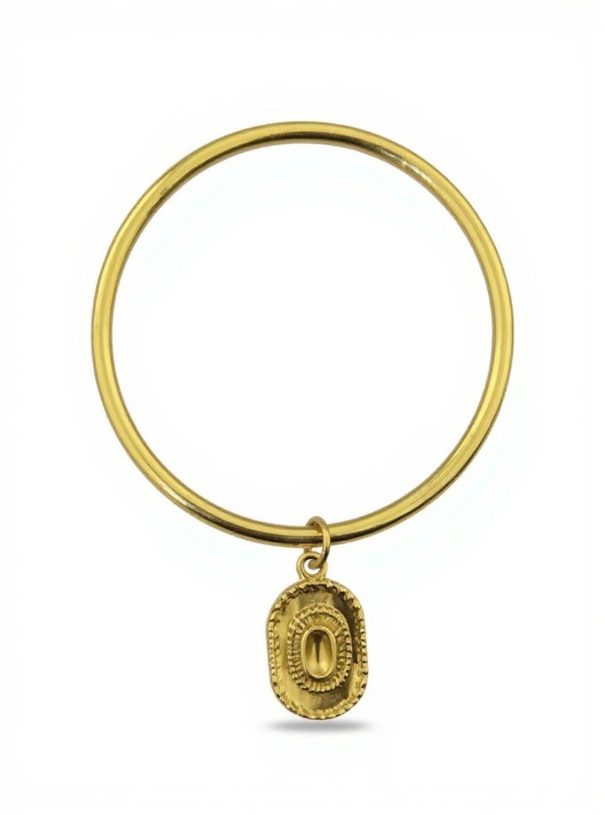 Jonc doré chapeau de cowboy