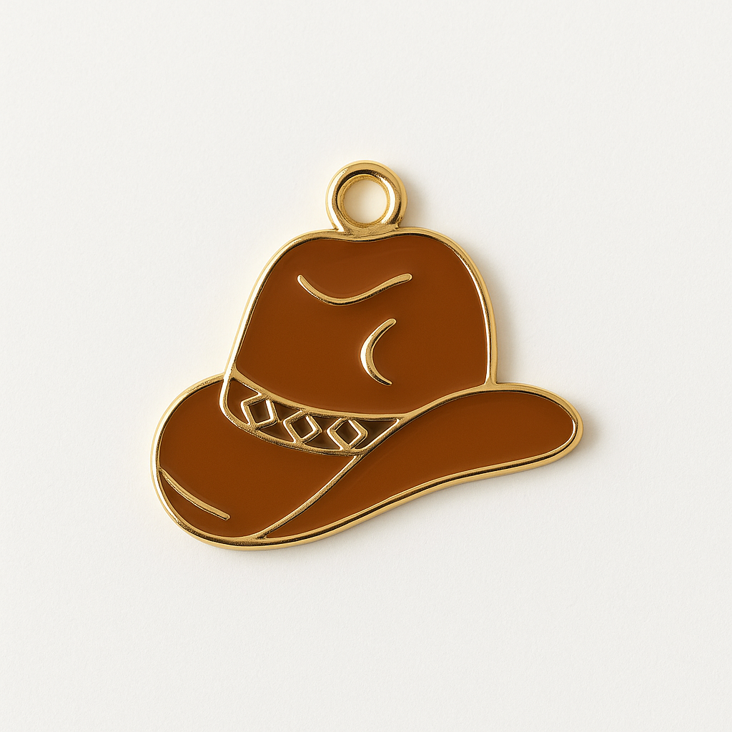 Charm - Chapeau de Cowgirl marron