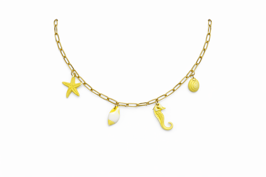 Collier chaîne dorée Shella