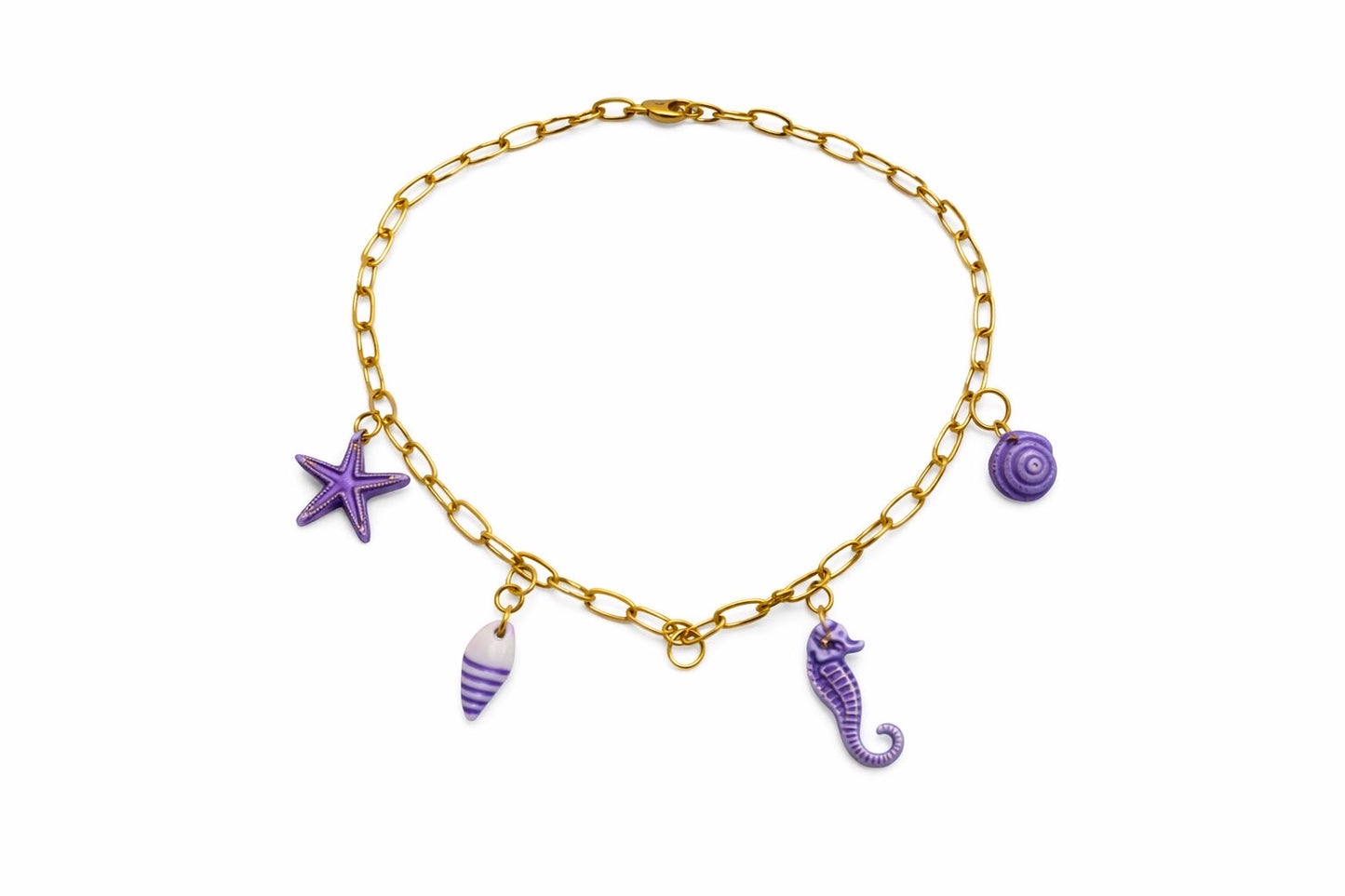 Collier chaîne dorée Shella