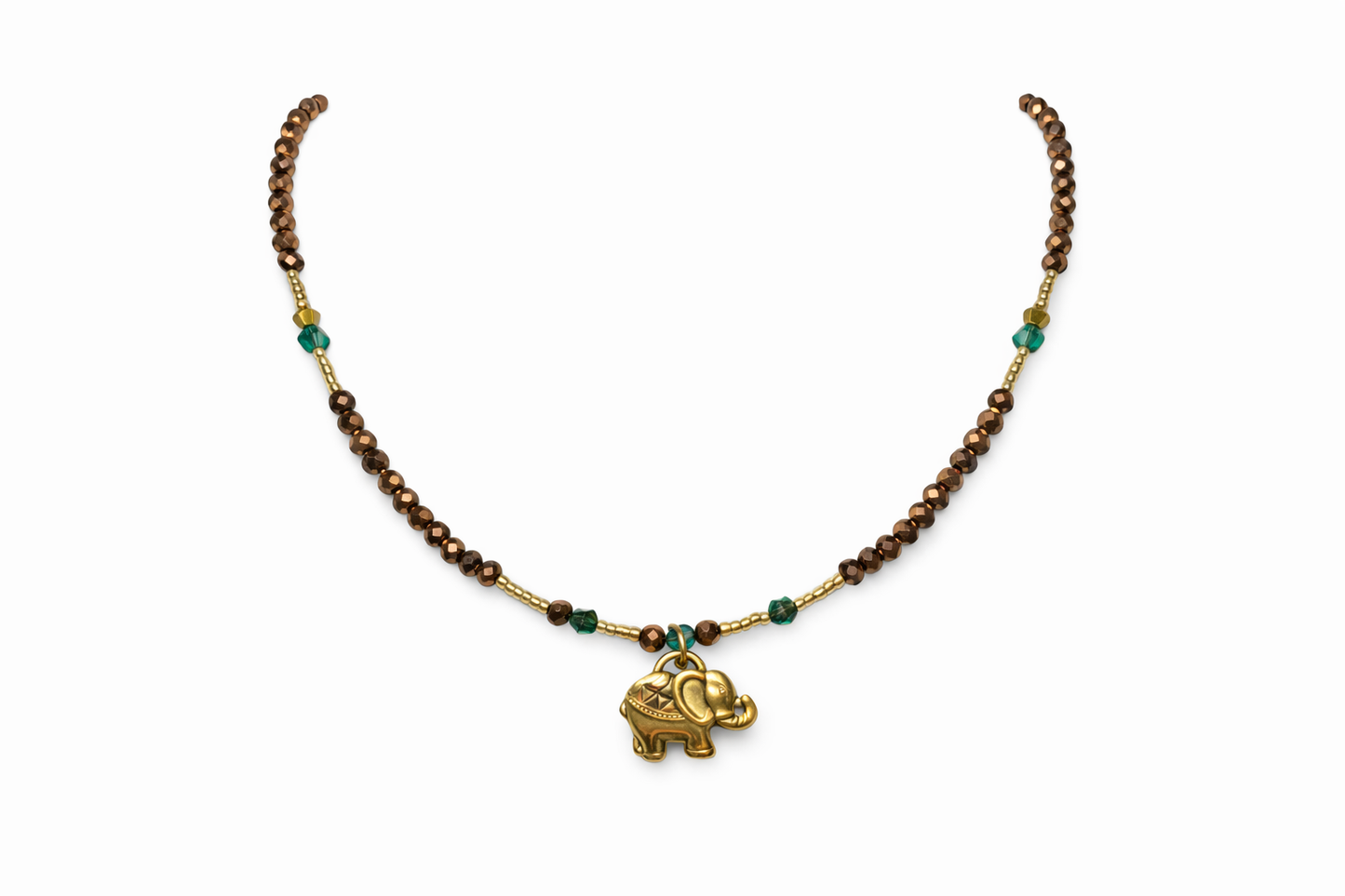 Collier Éléphant Porte-Bonheur