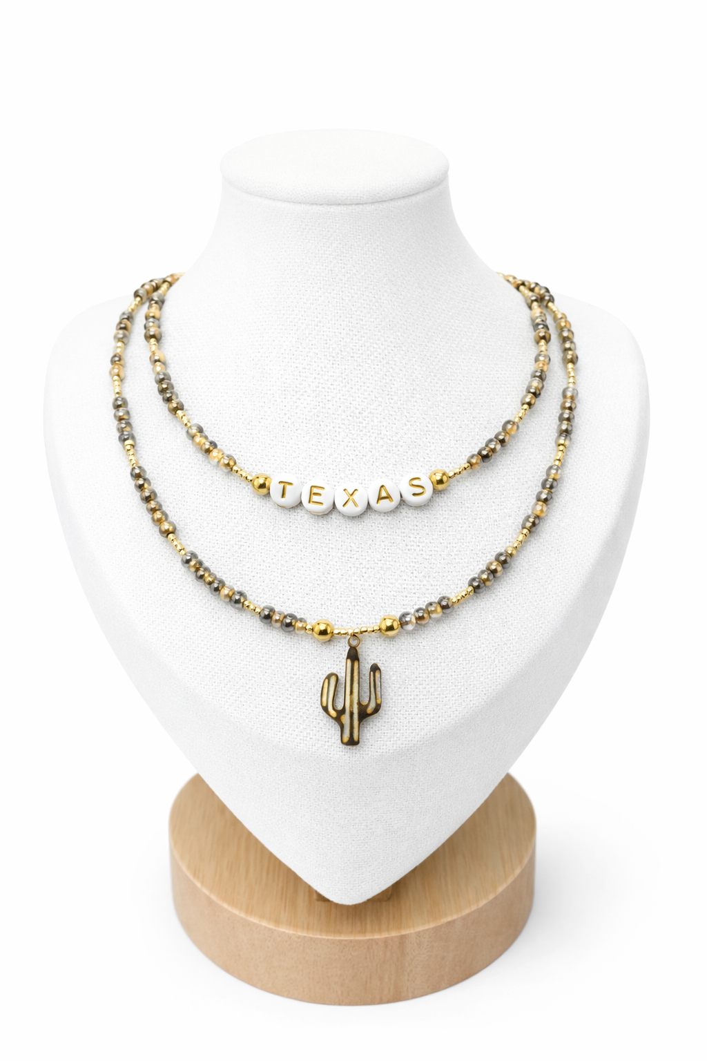 Duo de colliers TEXAS & Cactus – esprit western