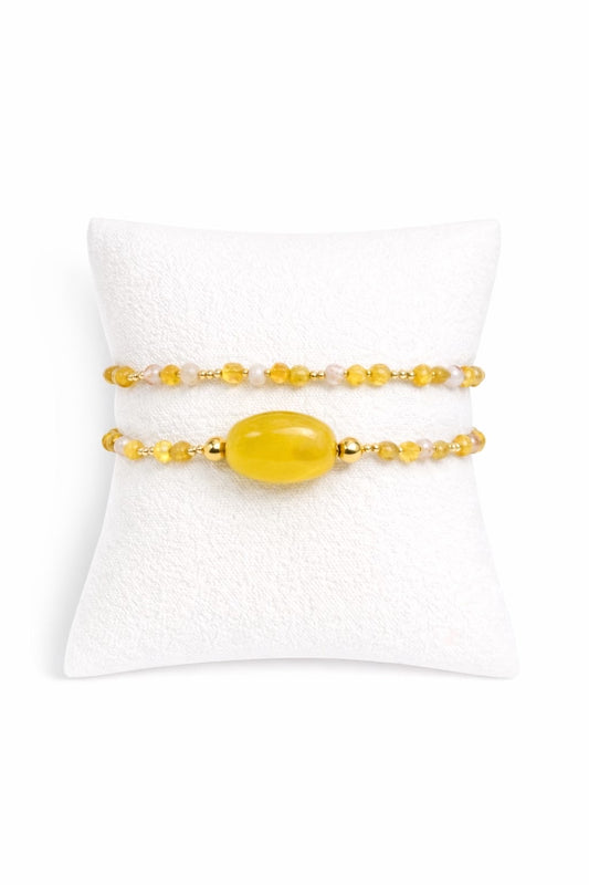 Bracelet dorés - Ava Jaune