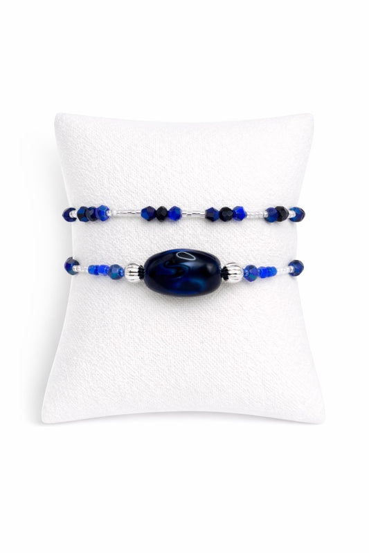 Bracelets dorés - Ava Bleu