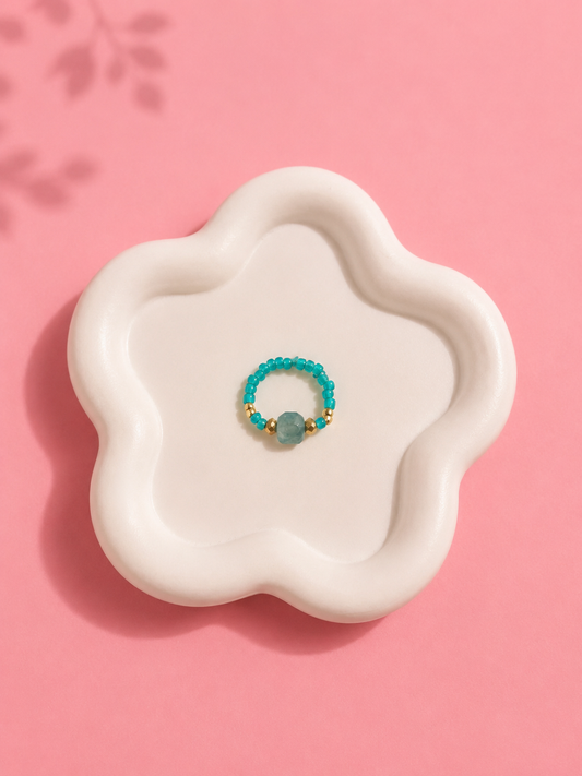 Bague orteil /doigt - Emmy bleu