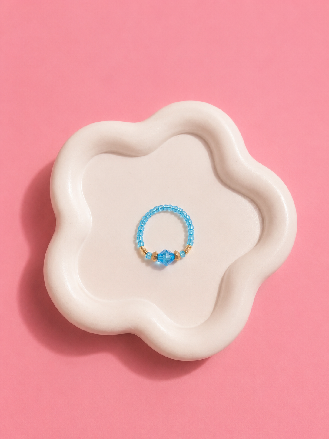 Bague orteil /doigt - Angèle bleu